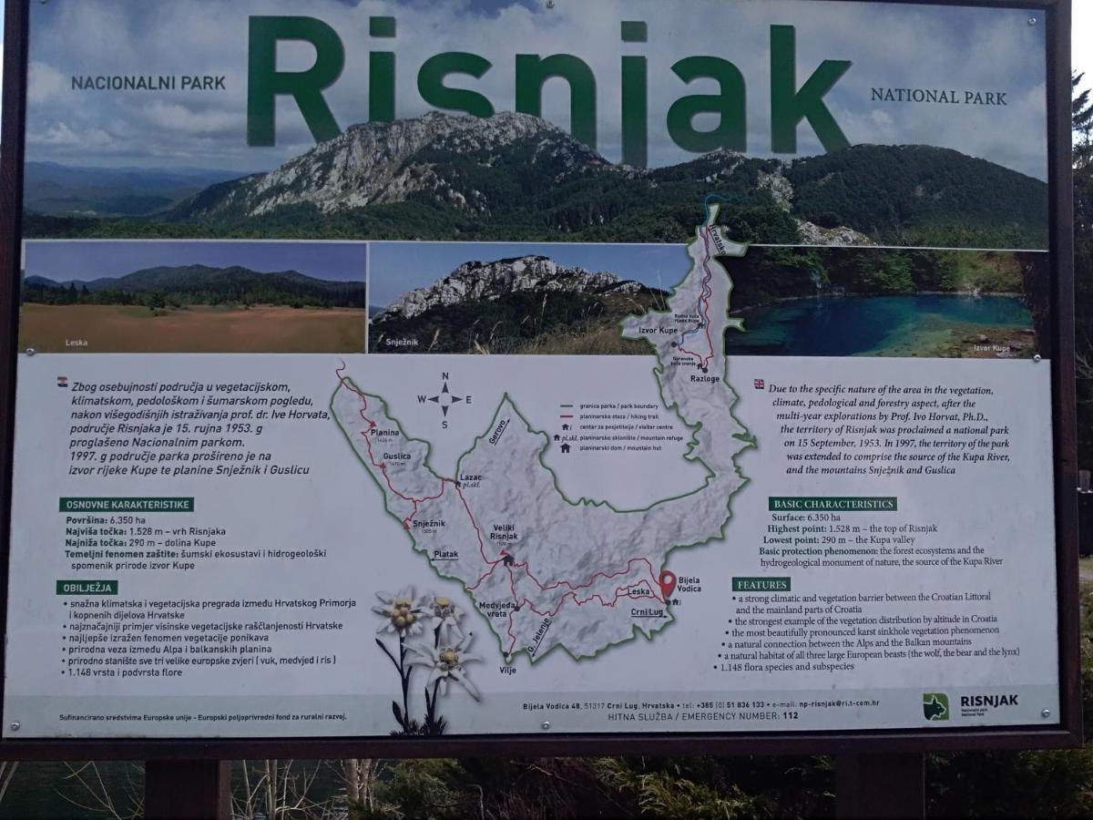 Apartman Ris Gorski Kotar Crni Lug Delnice Zewnętrze zdjęcie